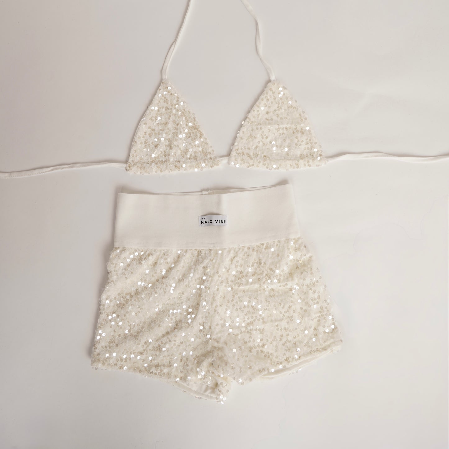 Sequin short & bikini 2 piece