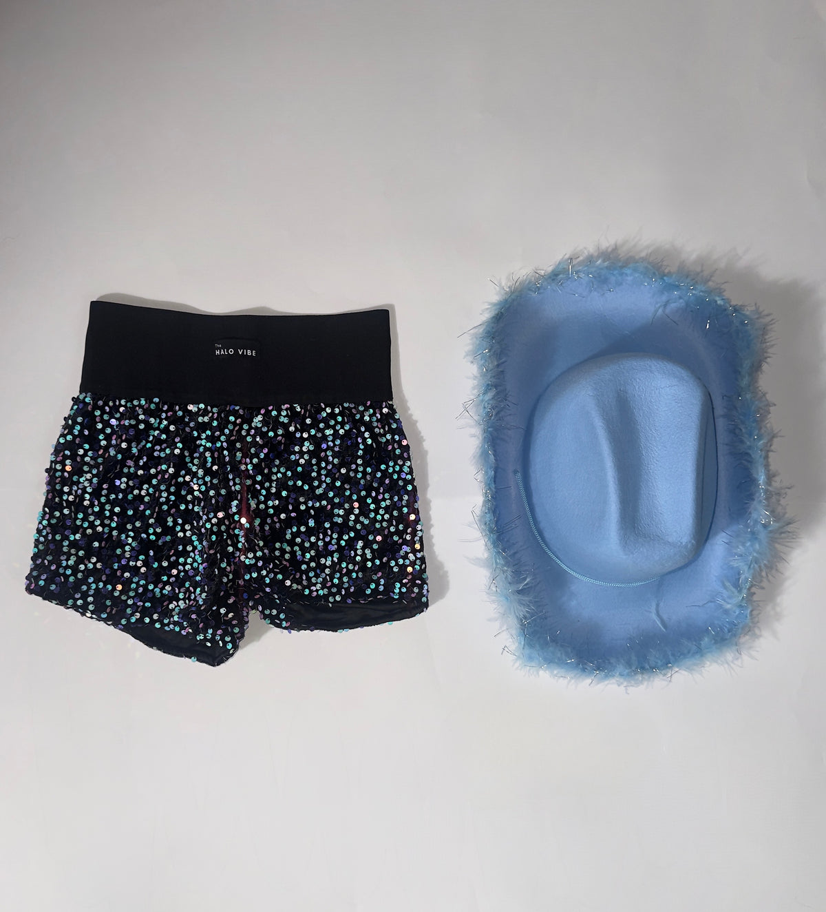 Cowgirl sequin shorts Halloween bundle
