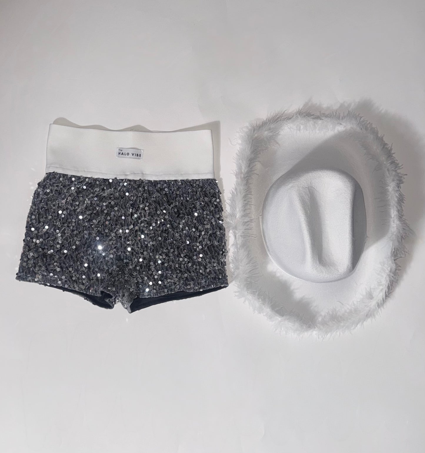 Cowgirl sequin shorts Halloween bundle