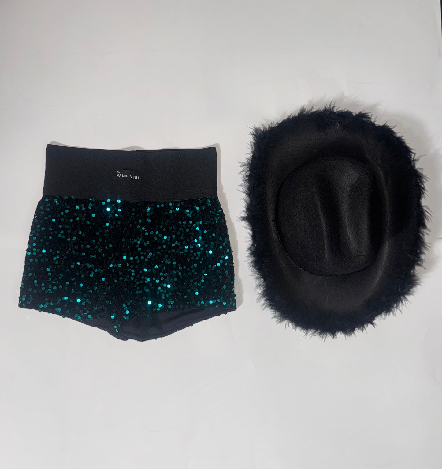 Cowgirl sequin shorts Halloween bundle