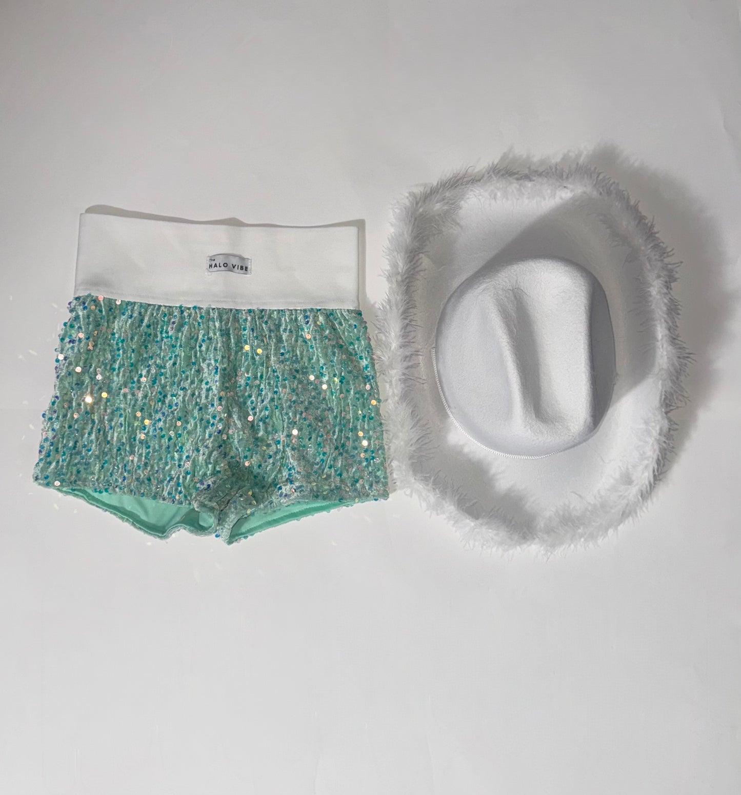 Cowgirl sequin shorts Halloween bundle