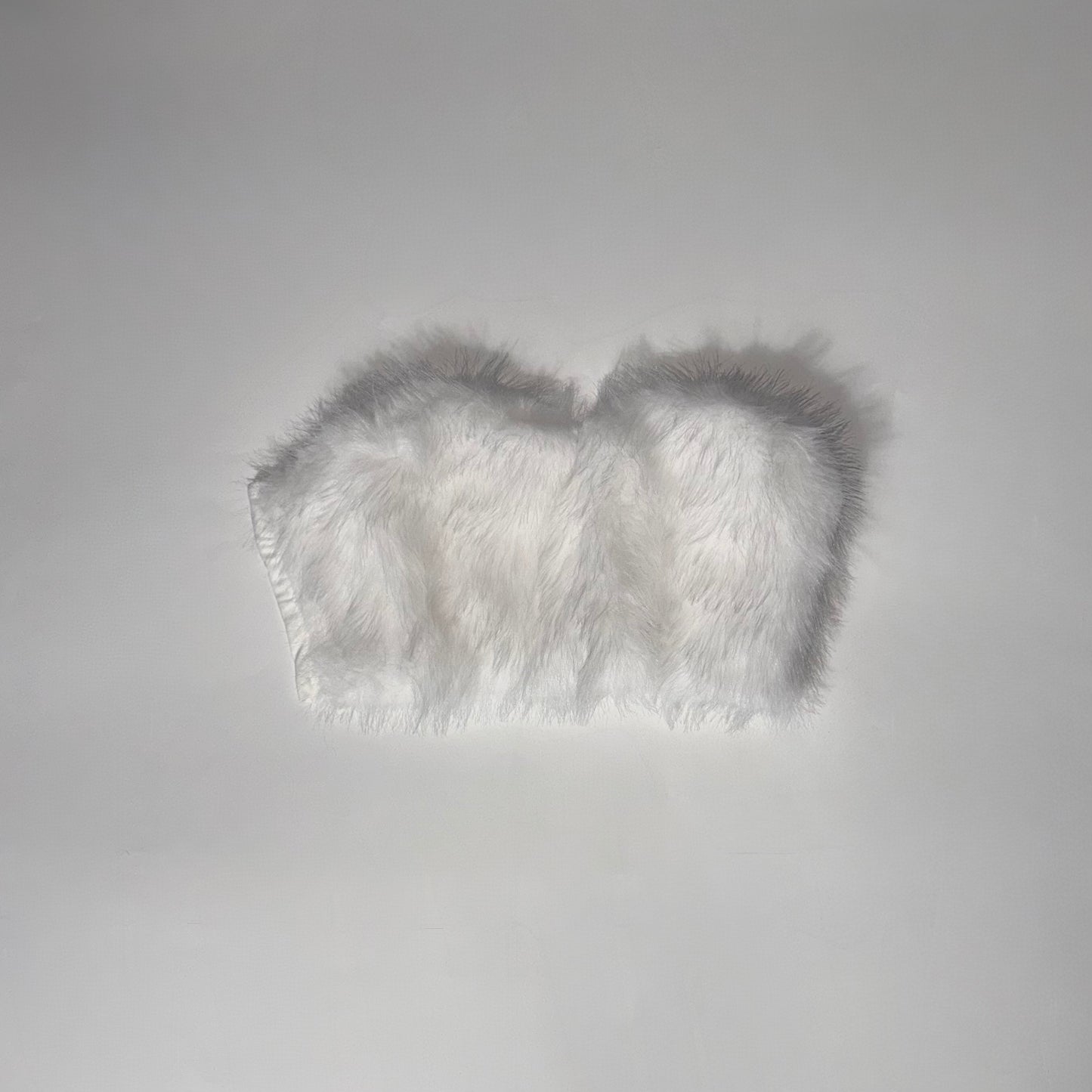 Fur bandeau top