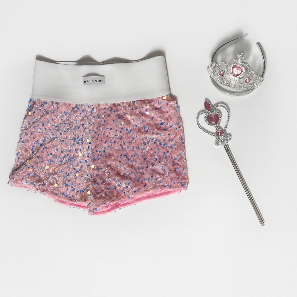 Princess sequin shorts Halloween bundle