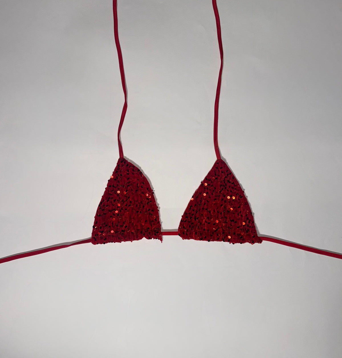 Sequin bikini top