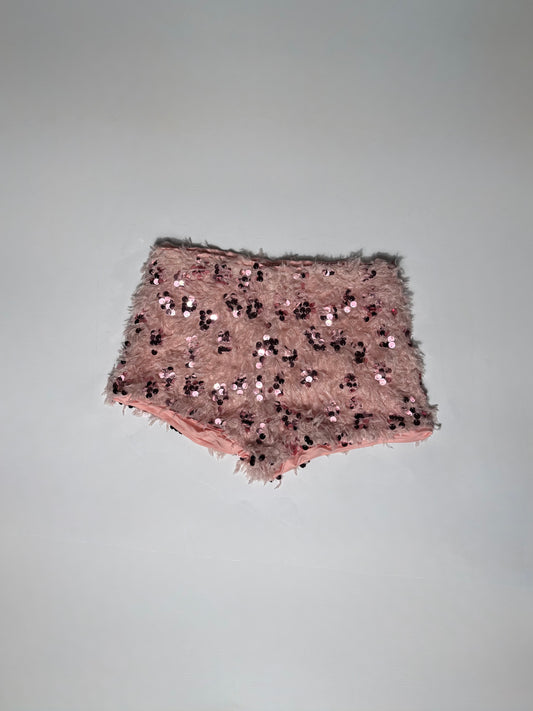 Feather mini shorts
