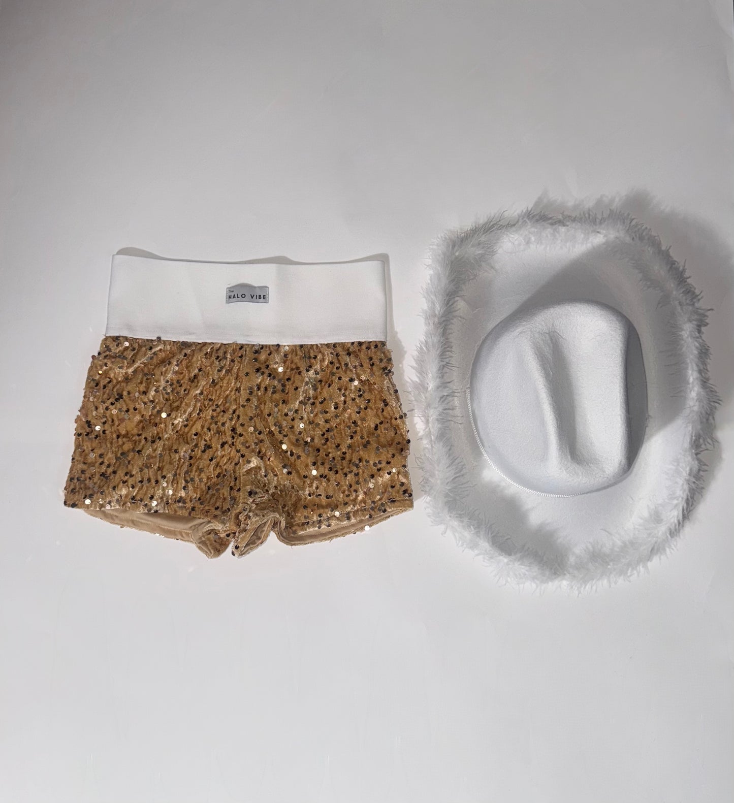 Cowgirl sequin shorts Halloween bundle
